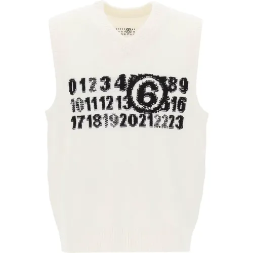 Knitwear > Sleeveless Knitwear - - MM6 Maison Margiela - Modalova