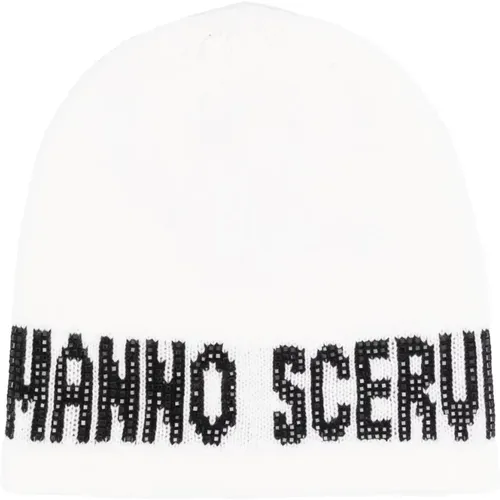 Accessories > Hats > Beanies - - Ermanno Scervino - Modalova