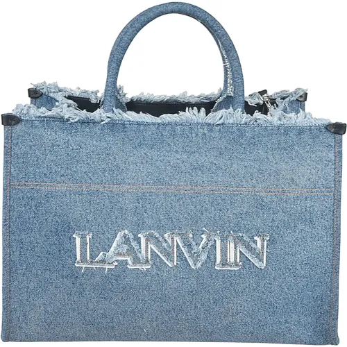 Lanvin - Bags > Tote Bags - Blue - Lanvin - Modalova