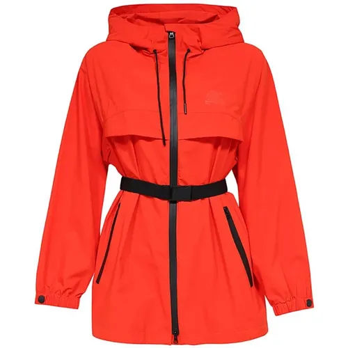 Burberry - Coats > Parkas - Red - Burberry - Modalova