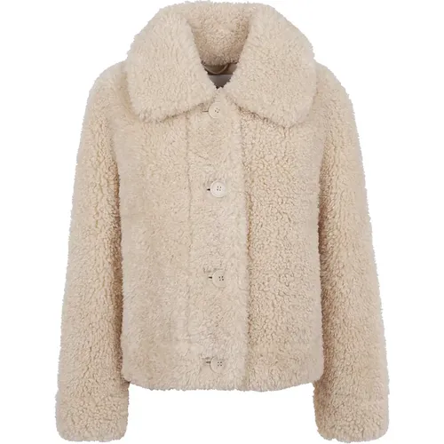 Jackets > Faux Fur & Shearling Jackets - - Stand Studio - Modalova