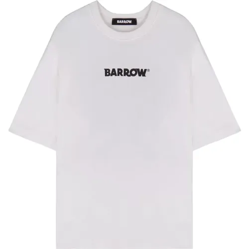 Barrow - Tops > T-Shirts - White - Barrow - Modalova