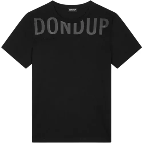 Dondup - Tops > T-Shirts - Black - Dondup - Modalova