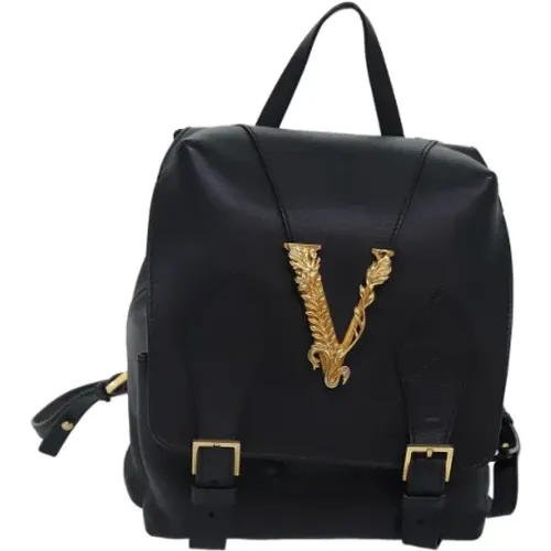 Pre-owned > Pre-owned Bags > Pre-owned Backpacks - - Versace Pre-owned - Modalova