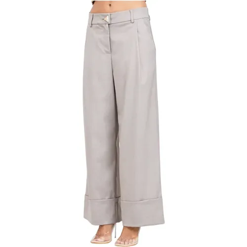 Trousers > Wide Trousers - - Akep - Modalova