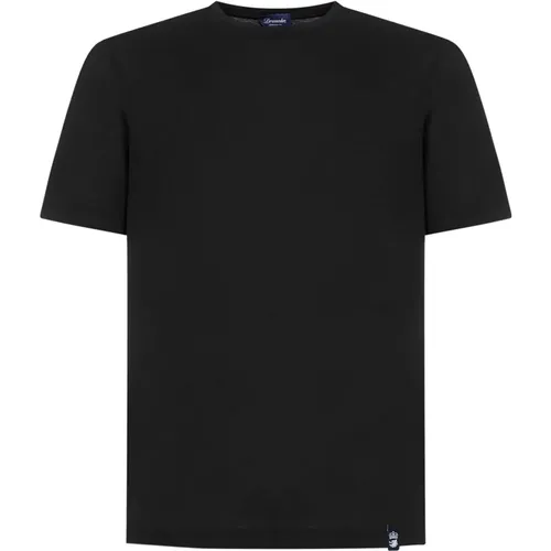 Drumohr - Tops > T-Shirts - Black - Drumohr - Modalova