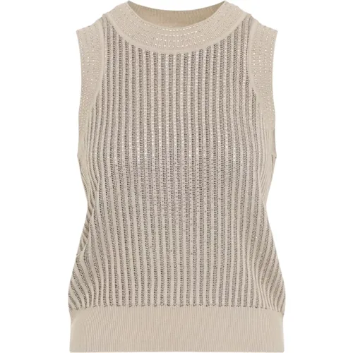 Tops > Sleeveless Tops - - Ermanno Scervino - Modalova