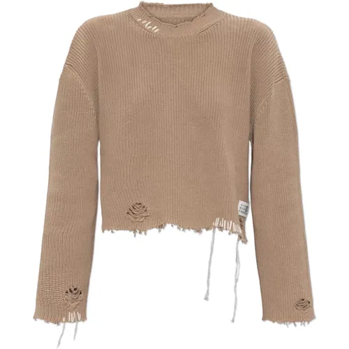 Knitwear > Round-neck Knitwear - - MM6 Maison Margiela - Modalova