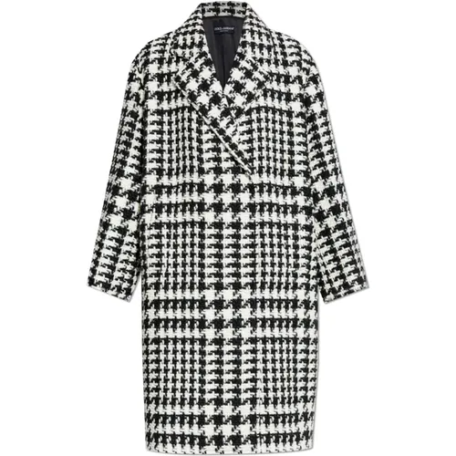 Coats > Single-Breasted Coats - - Dolce & Gabbana - Modalova