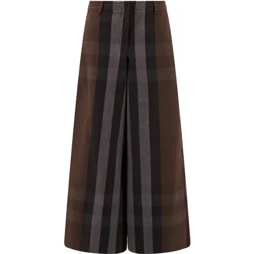 Trousers > Wide Trousers - - Burberry - Modalova