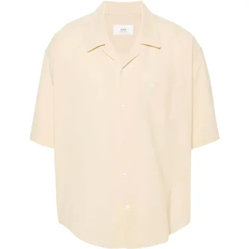 Shirts > Short Sleeve Shirts - - Ami Paris - Modalova