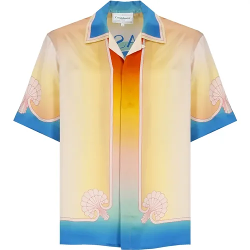 Shirts > Short Sleeve Shirts - - Casablanca - Modalova