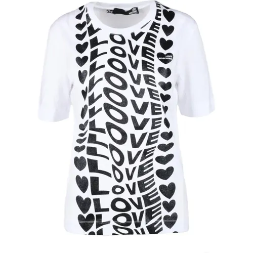 Tops > T-Shirts - - Love Moschino - Modalova