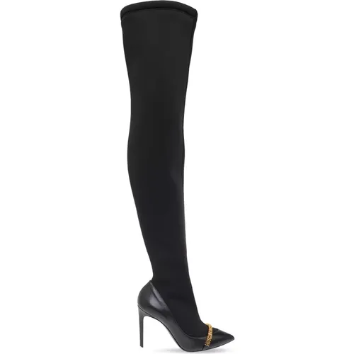 Shoes > Boots > Over-knee Boots - - Moschino - Modalova
