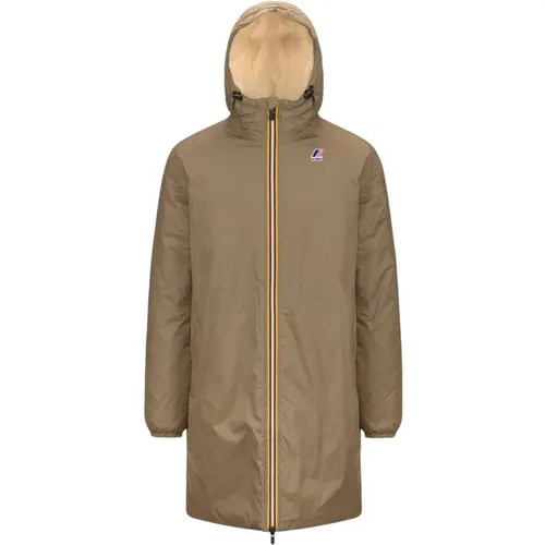 K-Way - Coats > Parkas - Beige - K-way - Modalova