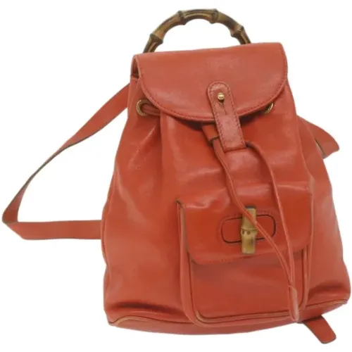 Pre-owned > Pre-owned Bags > Pre-owned Backpacks - - Gucci Vintage - Modalova