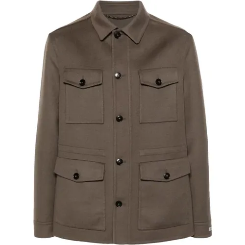 Jackets > Light Jackets - - Canali - Modalova