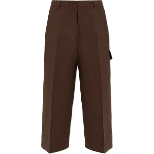 Trousers > Wide Trousers - - Ami Paris - Modalova