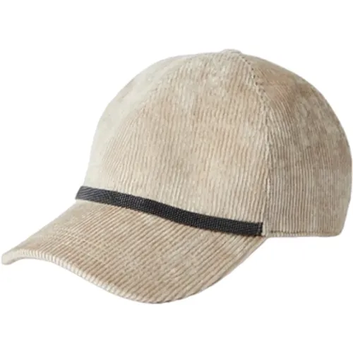 Accessories > Hats > Caps - - BRUNELLO CUCINELLI - Modalova