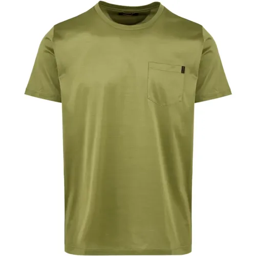 Moorer - Tops > T-Shirts - Green - Moorer - Modalova