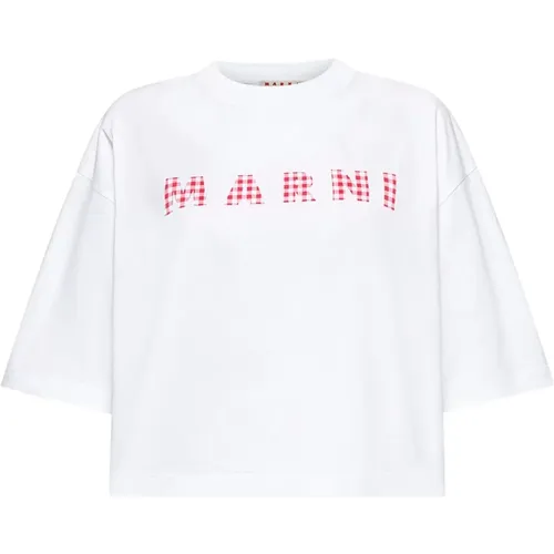 Marni - Tops > T-Shirts - White - Marni - Modalova