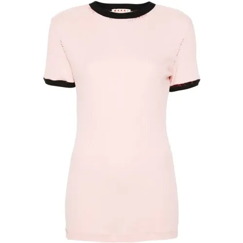 Marni - Tops > T-Shirts - Pink - Marni - Modalova