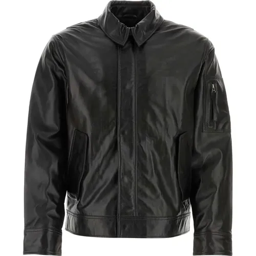Jackets > Leather Jackets - - Helmut Lang - Modalova