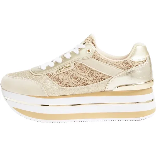 Guess - Shoes > Sneakers - Beige - Guess - Modalova