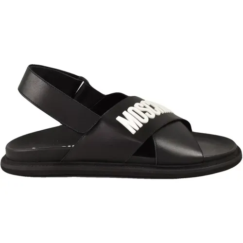 Shoes > Sandals > Flat Sandals - - Moschino - Modalova