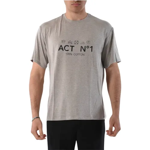 ACT N°1 - Tops > T-Shirts - Gray - ACT N°1 - Modalova