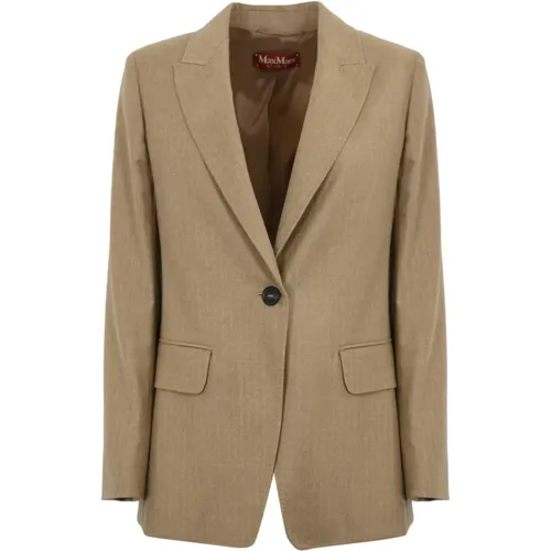 Jackets > Blazers - - Max Mara Studio - Modalova