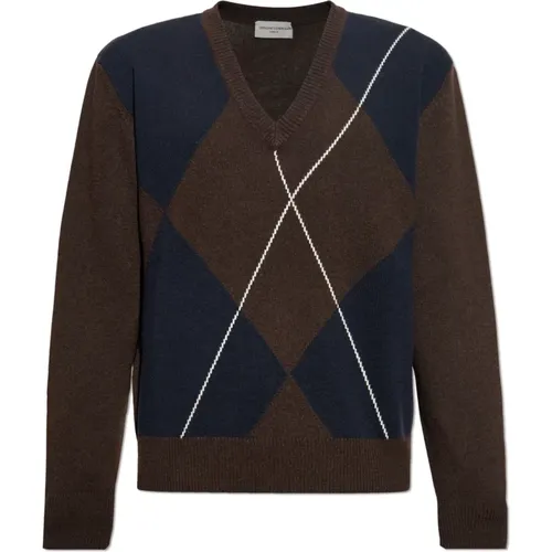 Knitwear > V-neck Knitwear - - Officine Générale - Modalova