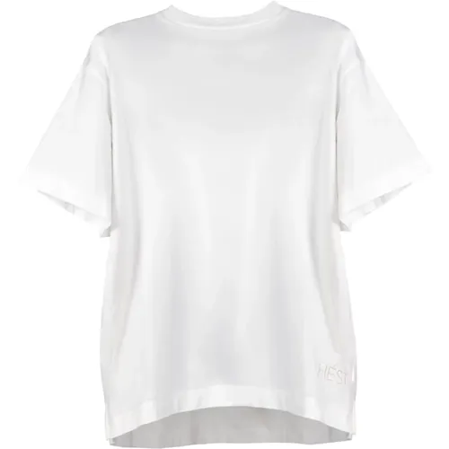 Hést - Tops > T-Shirts - White - Hést - Modalova