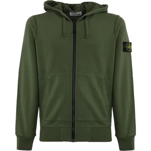 Sweatshirts & Hoodies > Zip-throughs - - Stone Island - Modalova