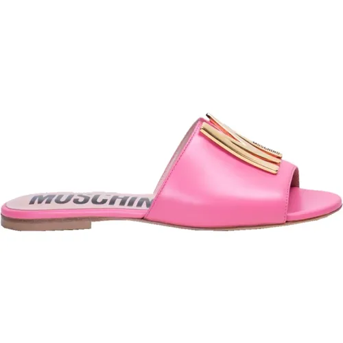 Shoes > Flip Flops & Sliders > Sliders - - Moschino - Modalova