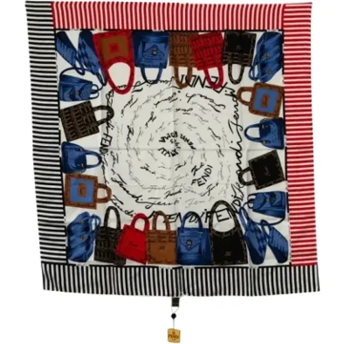 Pre-owned > Pre-owned Accessories > Pre-owned Scarves - - Fendi Vintage - Modalova