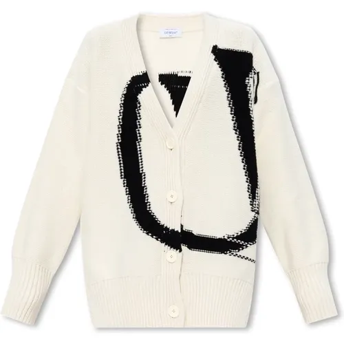 Knitwear > Cardigans - - Off White - Modalova