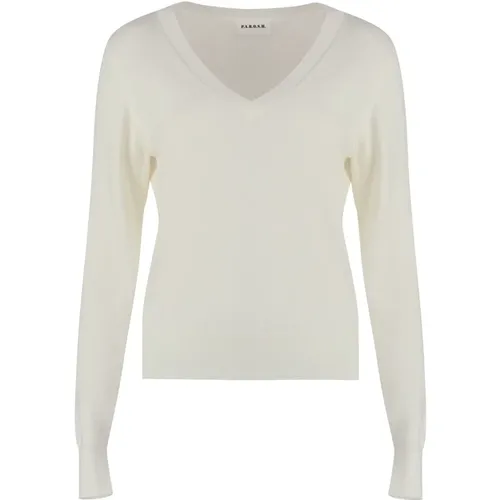 Knitwear > V-neck Knitwear - - P.a.r.o.s.h. - Modalova