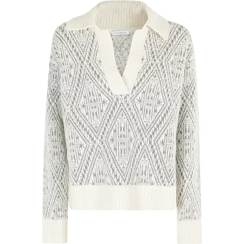 Knitwear > Cashmere Knitwear - - Malo - Modalova