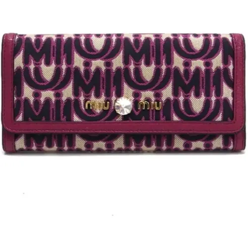 Pre-owned > Pre-owned Accessories > Pre-owned Wallets - - Miu Miu Pre-owned - Modalova