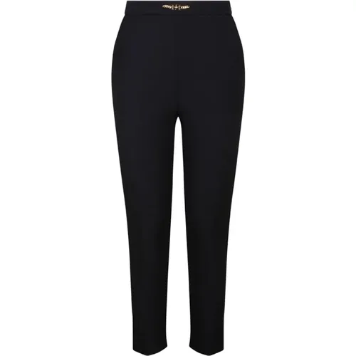 Trousers > Cropped Trousers - - Elisabetta Franchi - Modalova