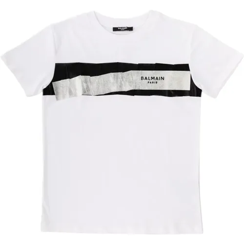 Kids > Tops > T-Shirts - - Balmain - Modalova