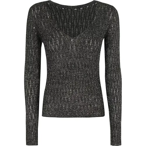 Knitwear > V-neck Knitwear - - Roberto Collina - Modalova