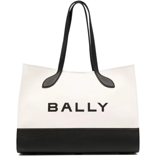 Bally - Bags > Tote Bags - White - Bally - Modalova