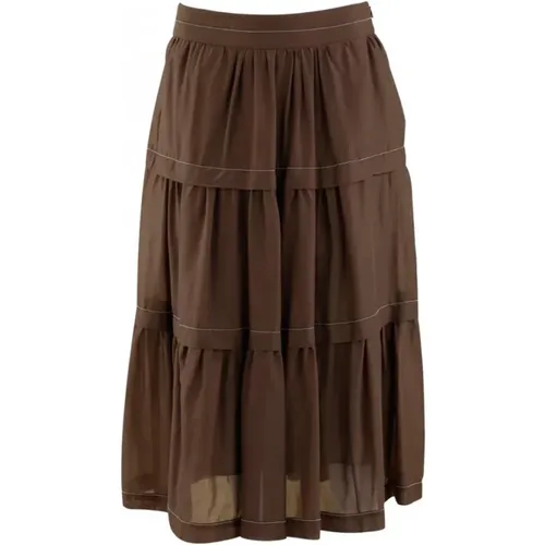 Skirts > Midi Skirts - - PESERICO - Modalova