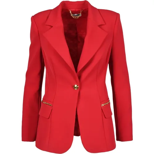 Jackets > Blazers - - Elisabetta Franchi - Modalova