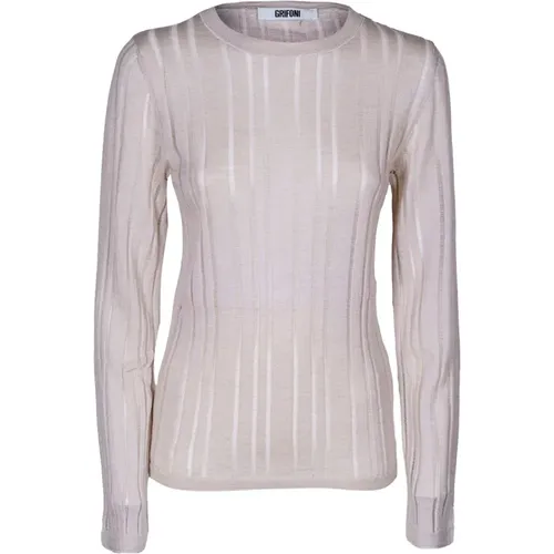 Knitwear > Round-neck Knitwear - - Mauro Grifoni - Modalova