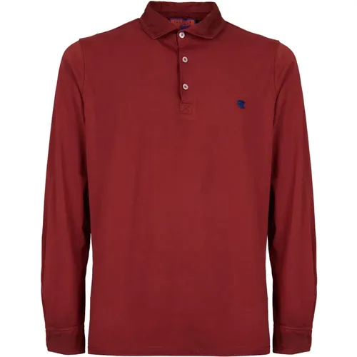 Gallo - Tops > Polo Shirts - Red - Gallo - Modalova