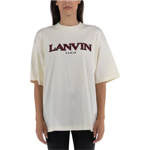 Lanvin - Tops > T-Shirts - Beige - Lanvin - Modalova