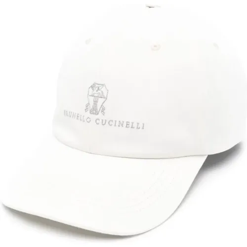 Accessories > Hats > Caps - - BRUNELLO CUCINELLI - Modalova